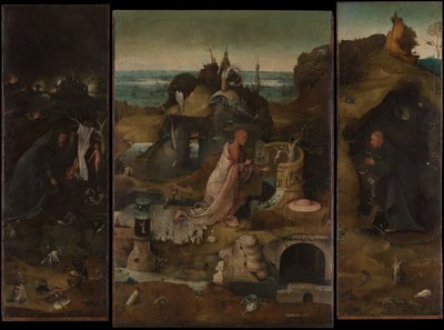 The Hermit Saints Triptych by Hieronymus Bosch